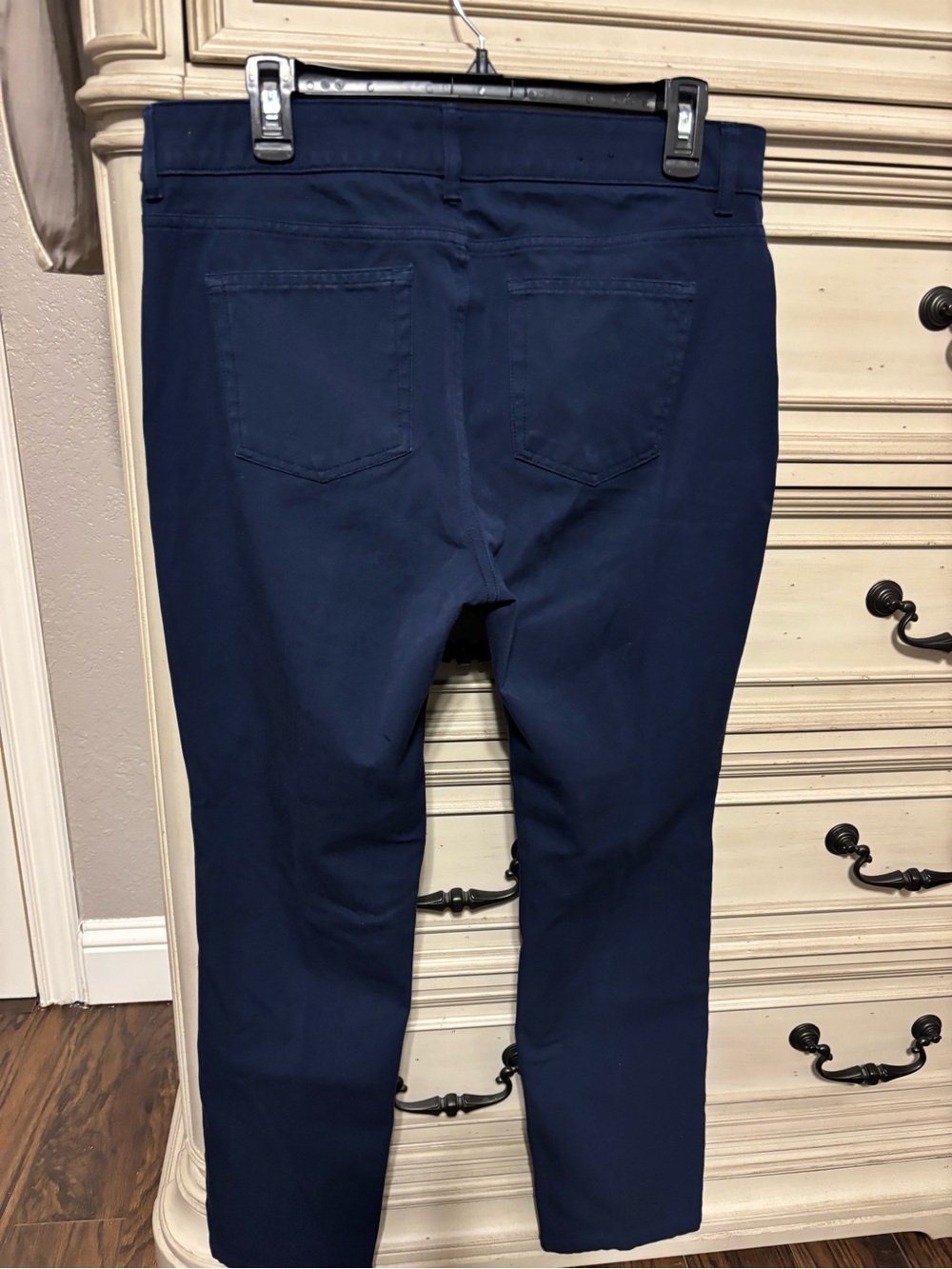 Chaps Women’s Navy Stretch Chino Pants - Picture 3 of 3